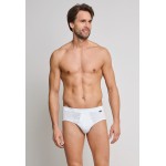 Schiesser sportslips 2-pack met opening, wit - Essentials Feinripp
