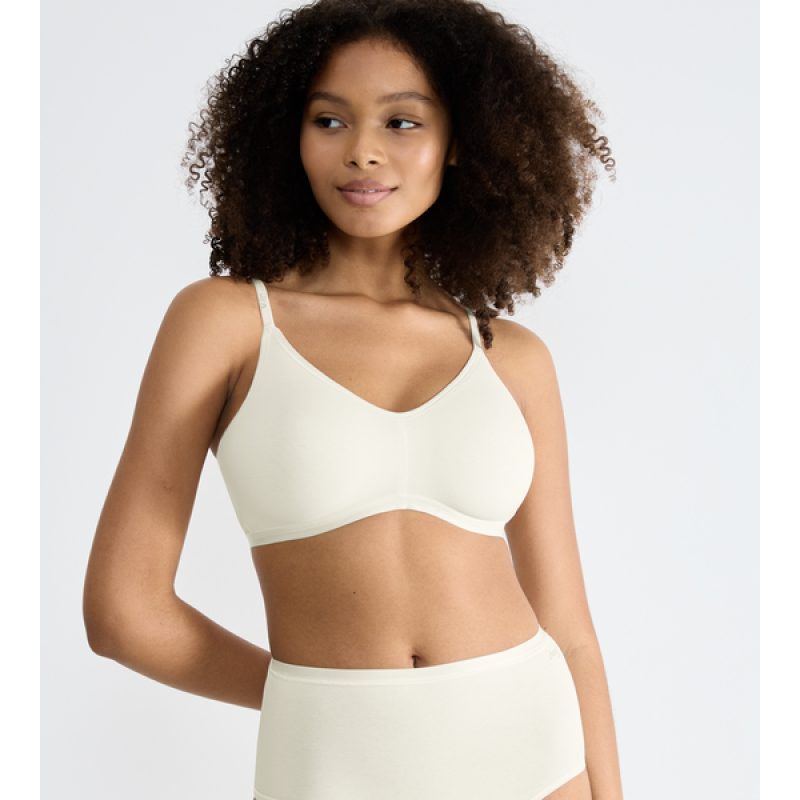 Sloggi GO Daily Cotton Dames Soft BH - Silk White