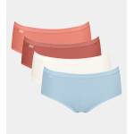 Sloggi Dames Basic+ Midi slip 4-pack - 022