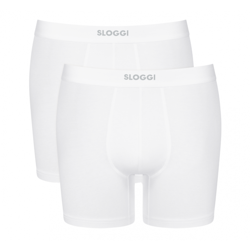 Sloggi men Ever Ease Short 2-pack White Sloggi men Ever Ease Short 2-pack White
