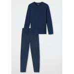 Schiesser lange Schiesser pyjama admiraal blauw