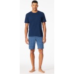 Schiesser Heren Pyjama Korte Broek – Casual Nightwear