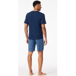 Schiesser Heren Pyjama Korte Broek – Casual Nightwear