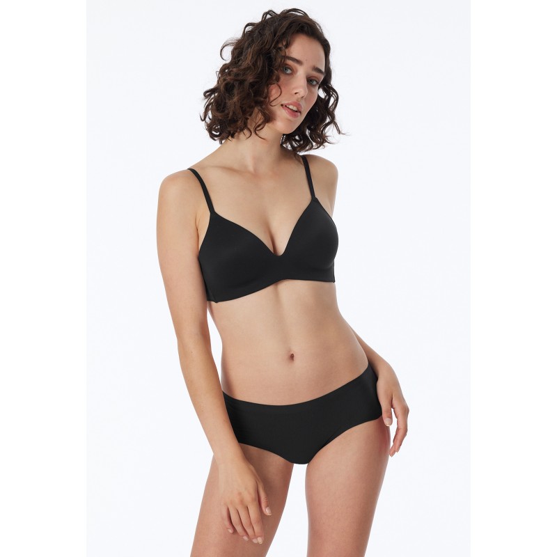 Schiesser slip panty "Invisible Cotton" Black