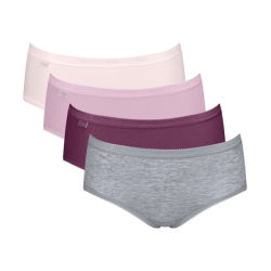 Sloggi Dames Basic+ Midi slip 4-pack - 014
