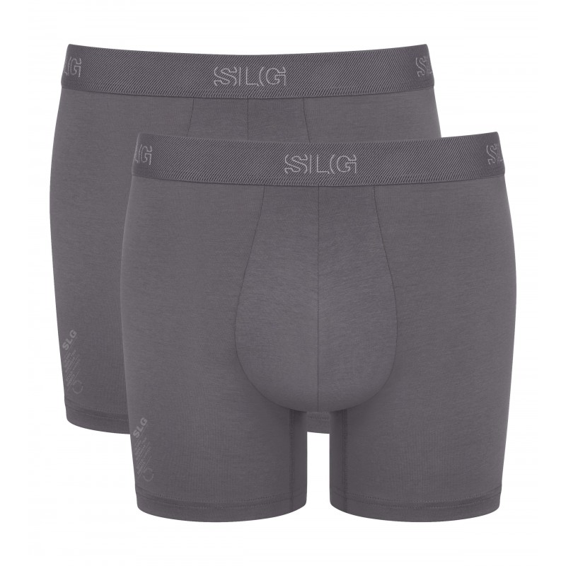 Sloggi SLG Base Short Heren 2-Pack - Shiver Sloggi SLG Base Short Heren 2-Pack - Shiver