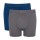 Sloggi SLG Base Short Heren 2-Pack - Grijs/Blauw