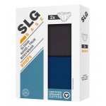 Sloggi SLG Base Slip Heren 2-Pack - Black combi