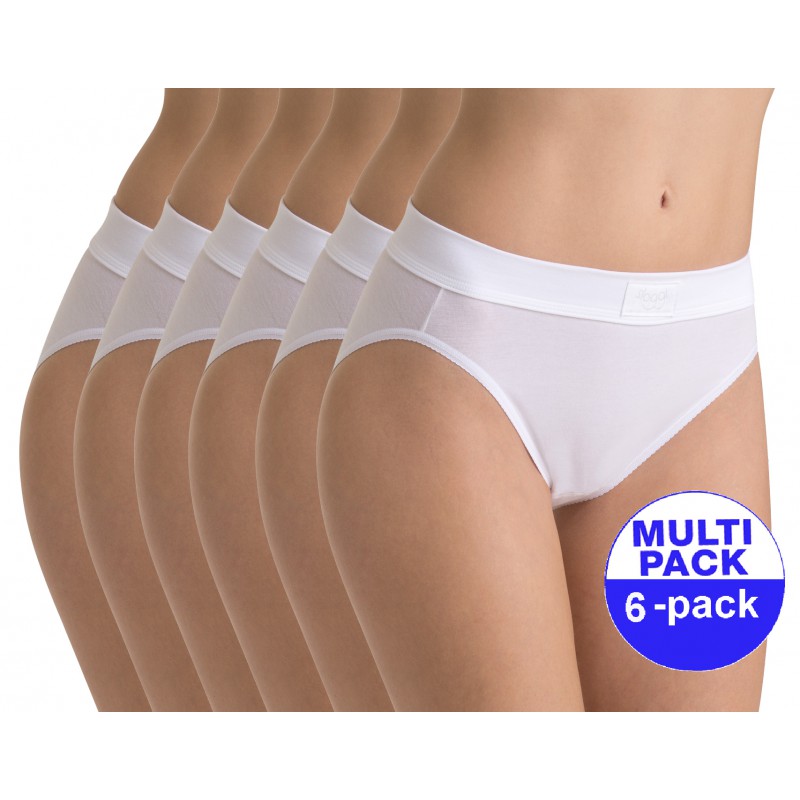 Sloggi Double Comfort Tai wit - 6-pack met 30 % korting - uw voordeel : 26,90 €