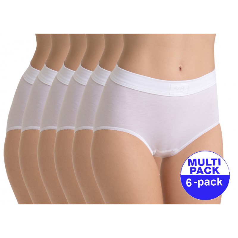 Sloggi Double Comfort Maxi  wit - 6-pack met 30 % korting - uw voordeel : 26,90 € 
