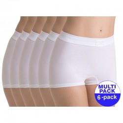 Sloggi Double Comfort Short dames wit -6-pack met 30 % korting - uw voordeel : 26,90 € 