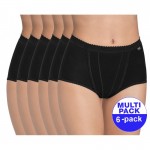 Sloggi Control Maxi - zwart - 6-pack met 30 % korting - uw voordeel : 32.38 €