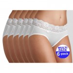 Sloggi Romance Midi wit - 6-pack met 30 % korting - uw voordeel : 30,50 €