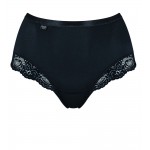 Sloggi Romance Maxi slip wit/zwart - 6-pack met 30 % korting - uw voordeel : 30,50 €