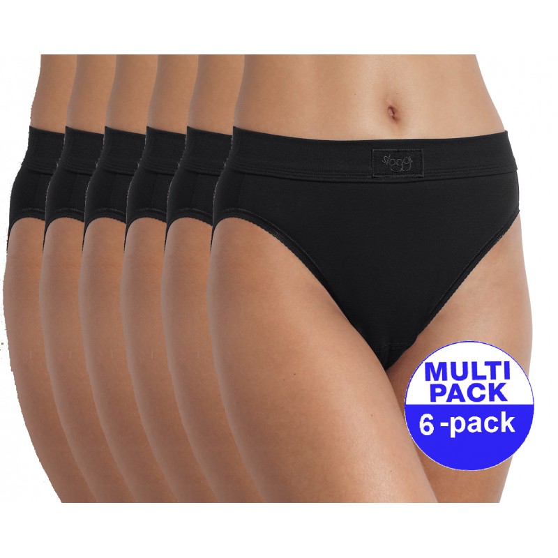 Sloggi Double Comfort Tai zwart - 6-pack met 30 % korting - uw voordeel : 26,90 € Sloggi Double Comfort Tai zwart - 6-pack met 30 % korting - uw voordeel : 26,90 €