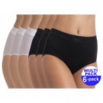 Sloggi Double Comfort Maxi wit/zwart - 6-pack met 30 % korting - uw voordeel : 26,90 €