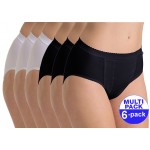 Sloggi Control Tai -wit/zwart - 6-pack met 30 % korting - uw voordeel : 32.38 €