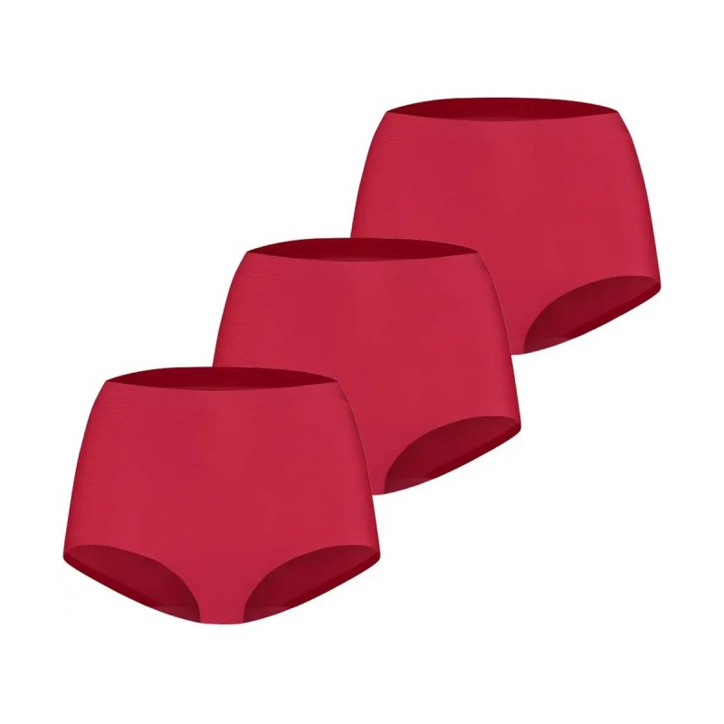Ten Cate Secrets high waist maxi damesslip rood 3-pack
