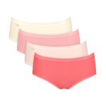 Sloggi dames Basic+ Midi slip 4-pack - 006 Sloggi dames Basic+ Midi slip 4-pack - 006
