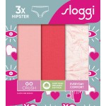Sloggi Go Crush Dames Hipster 3-Pack -M005