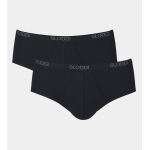 Sloggi men Basic Midi Heren - 2-pack Zwart