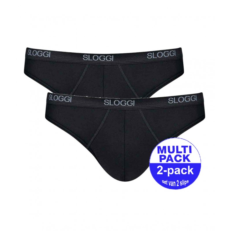 Sloggi men Basic Mini - 2-pack zwart