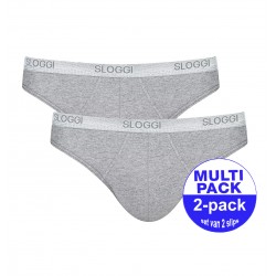 Sloggi men Basic Mini - 2-pack grijs
