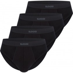 Sloggi Heren slip "4-Pack" zwart  