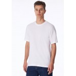 Schiesser T-shirt korte mouwen ronde hals wit 